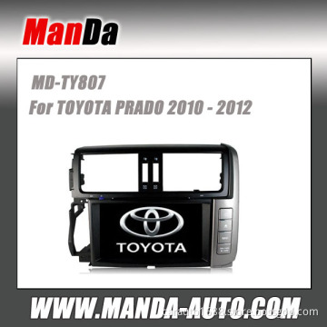 10.1 inch car dvd player for TOYOTA PRADO 2014 with mirror link function car stereos audio gps navigation auto parts